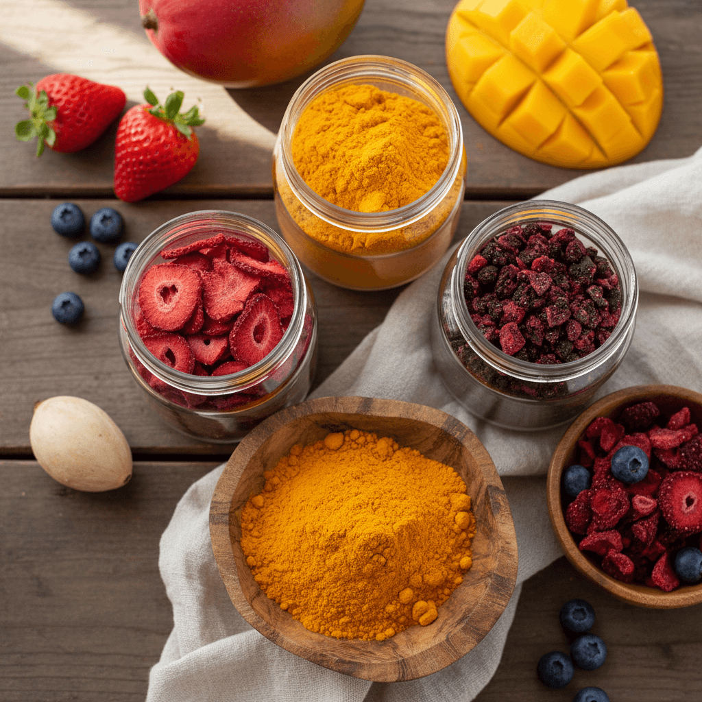 Sachets de fruits secs prêts à la vente